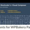4k Icon Fonts Page Builder for WPBakery