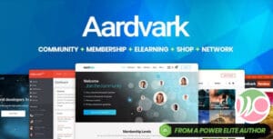 Aardvark Community Membership BuddyPress Theme