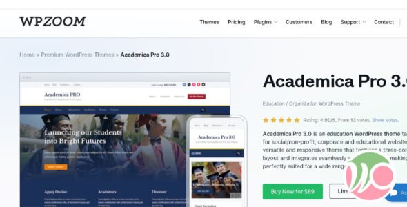 Academica Pro Education WordPress Theme