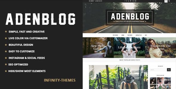Aden A WordPress Blog Theme