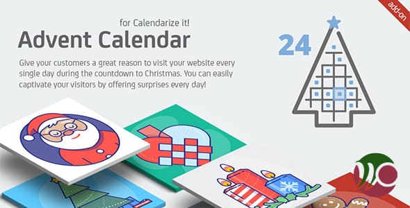 Advent Calendar Calendarize It for WordPress