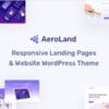 AeroLand App Landing Software Website WordPress Theme