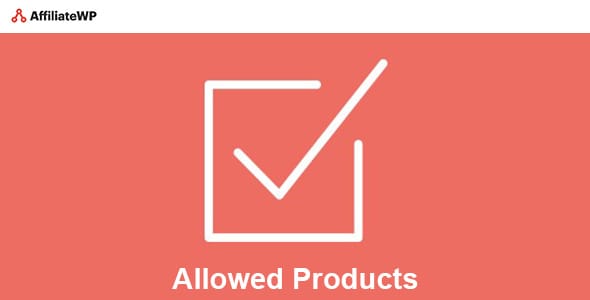 AffiliateWP Allowed Products