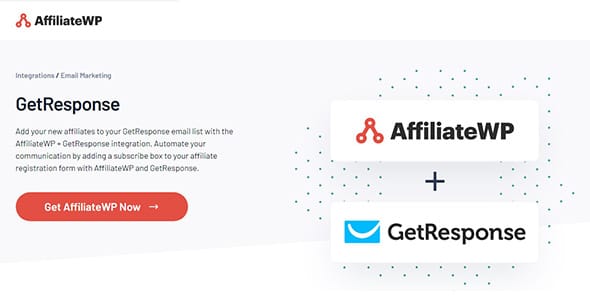 AffiliateWP GetResponse Add on