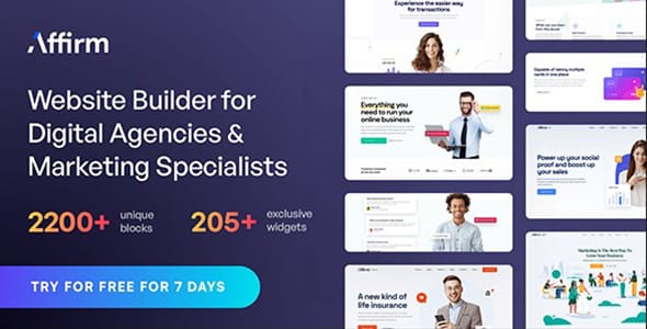 Affirm Marketing and Digital Agency WordPress Theme