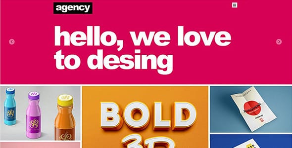 Agency Responsive WordPress Theme by Marios Lublinski