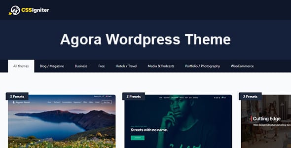 Agora WordPress Theme by CSSIgniter