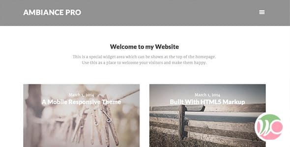 Ambiance Pro WordPress Theme by StudioPress