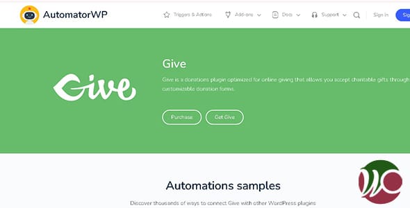 AutomatorWP Give for WordPress