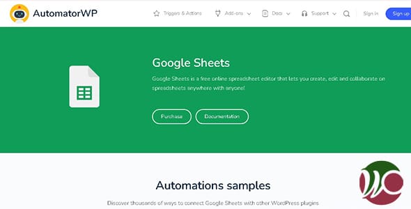 AutomatorWP Google Sheets for WordPress