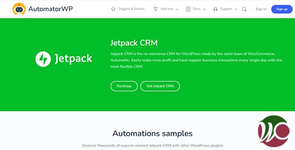 AutomatorWP Jetpack CRM for WordPress