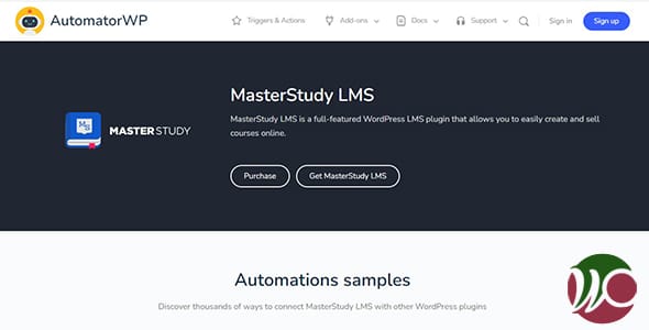 AutomatorWP MasterStudy LMS for WordPress