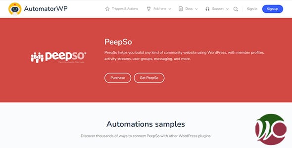 AutomatorWP PeepSo for WordPress