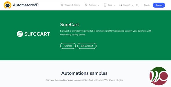 AutomatorWP SureCart for WordPress
