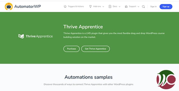 AutomatorWP Thrive Apprentice for WordPress