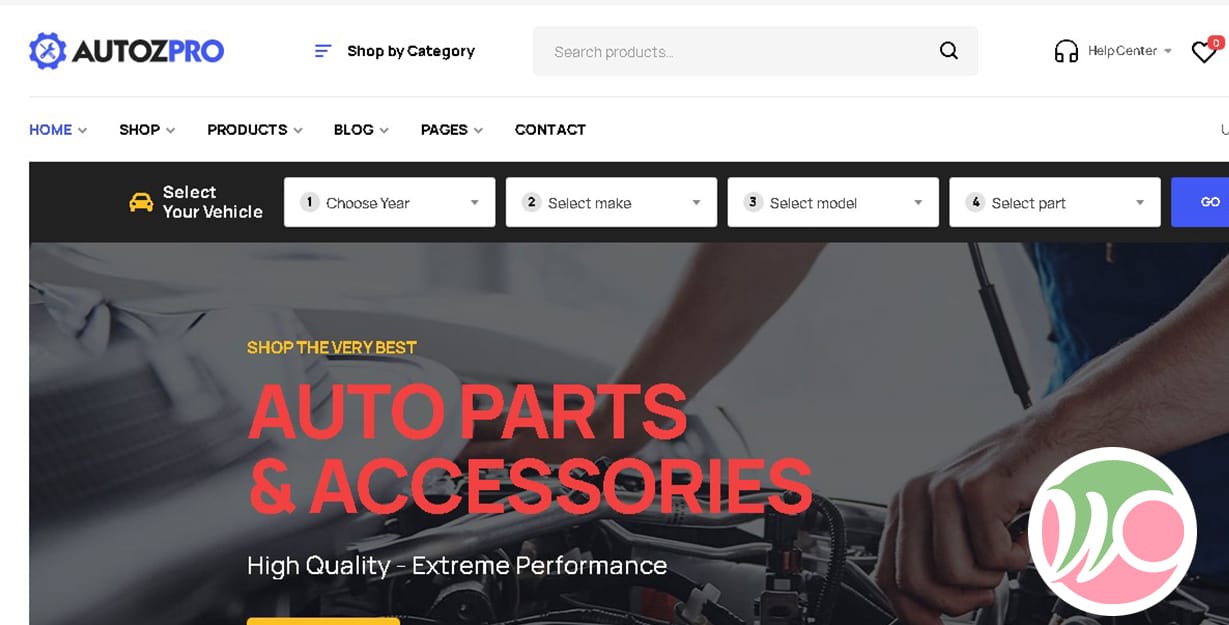 Autozpro Auto Parts WooCommerce WordPress Theme