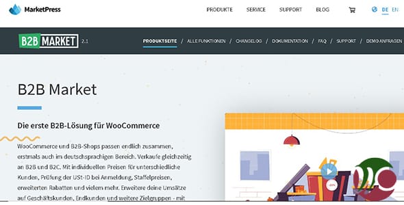 B2B Market for WordPress