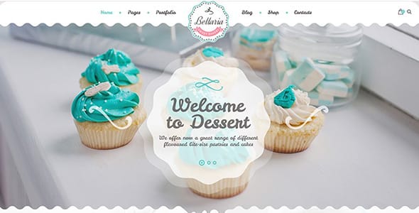 Bellaria A Delicious Cakes and Bakery WordPress Theme