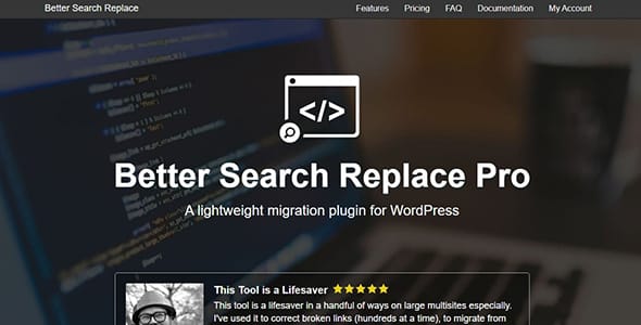 Better Search Replace Pro for WordPress