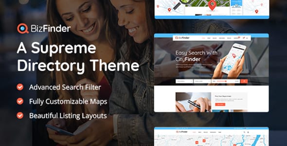 BizFinder Business Directory Theme