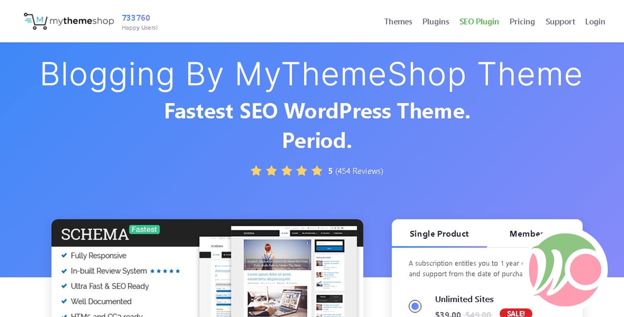 Blogging WordPress Theme by MyThemeShop