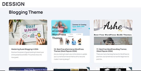 Blogging WordPress Theme by DessignThemes