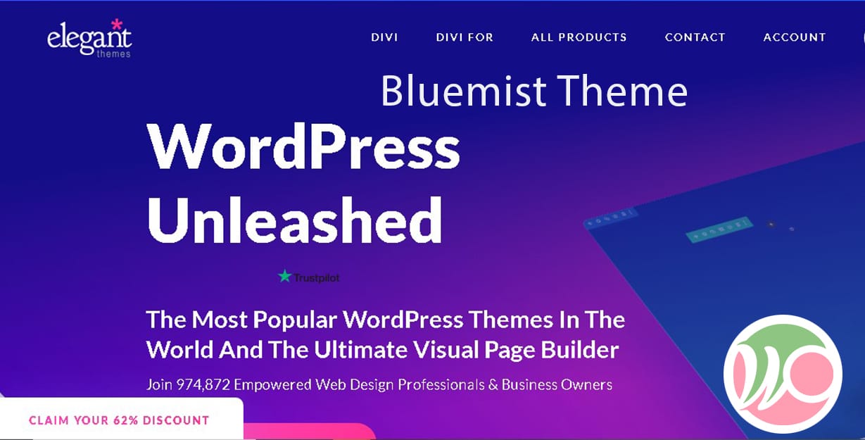 Bluemist WordPress Theme by Elegant Theme
