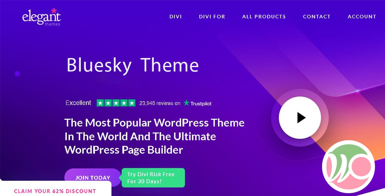 Bluesky WordPress Theme by Elegant Theme