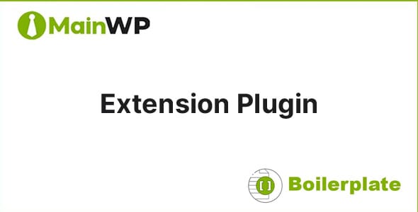 Boilerplate Extension for WordPress