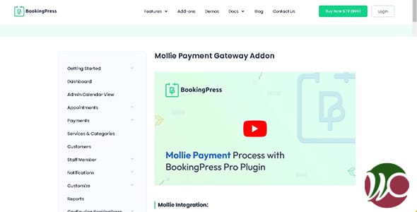 BookingPress Mollie Payment Gateway Addon for WordPress