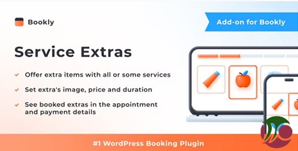 Bookly Service Extras Add On for WordPress