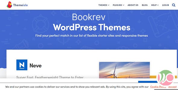 Bookrev WordPress Theme by Themeisle