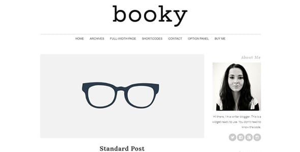 Booky WordPress Theme by PanKogut