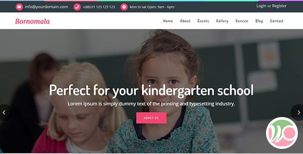 Bornomala WordPress Theme by Masum Billah