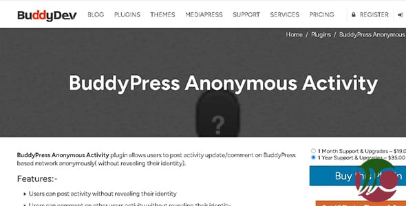 BuddyPress Anonymous Activity for WordPress