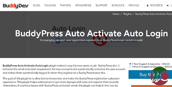 BuddyPress Auto Activate  Autologin Redirect To Profile On Signup