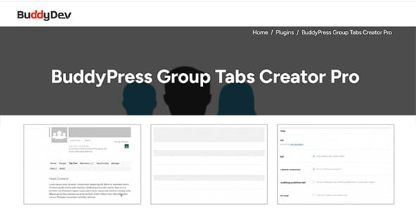 BuddyPress Group Tabs Creator Pro for WordPress