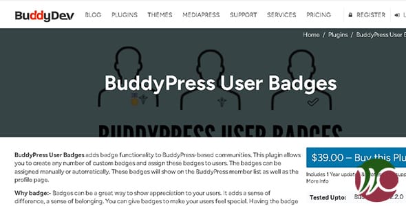 BuddyPress User Badges for WordPress