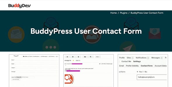 BuddyPress User Contact Form for WordPress