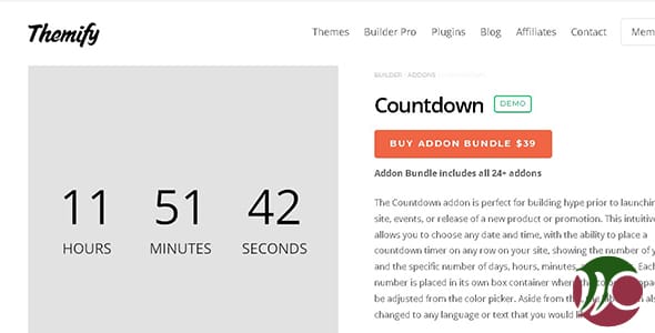 Builder Countdown for WordPress