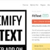 Builder FitText for WordPress