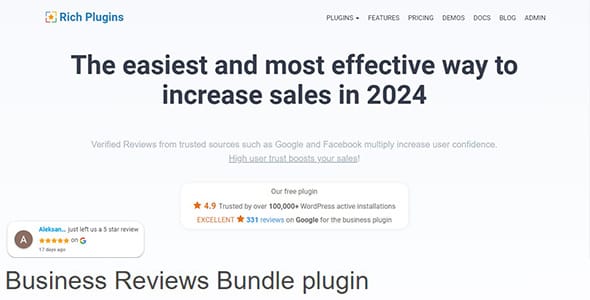 Business Reviews Bundle for WordPress
