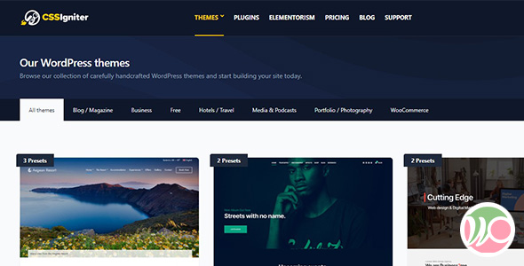 BusinessOne WordPress Theme by CSSIgniter