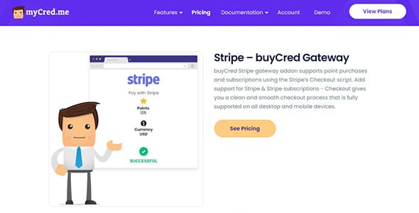 BuyCRED Stripe for WordPress