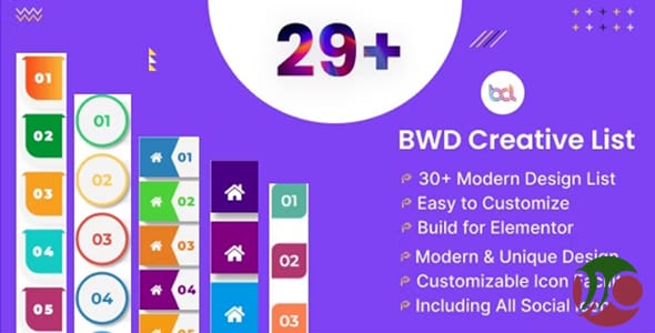 BWD Creative List Extension for WordPress