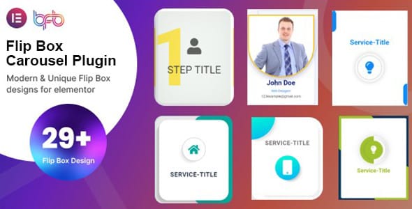BWD Flip Box Carousel for WordPress