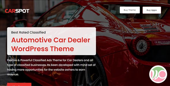 CarSpot Dealership Wordpress Classified Theme