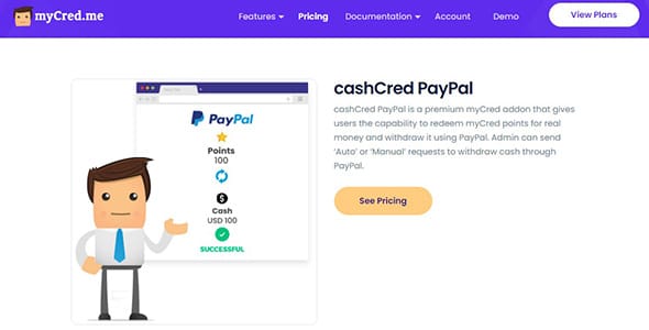 CashCred PayPal for WordPress
