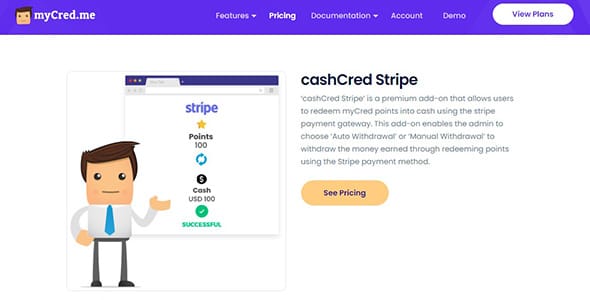 CashCred Stripe for WordPress
