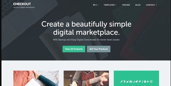 Checkout WordPress Theme by Array
